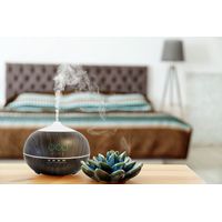 Organico by Oco Life Zen Dark Wood Grain Ultrasonic Diffuser With Reawaken 10ml & Breathe 10ml